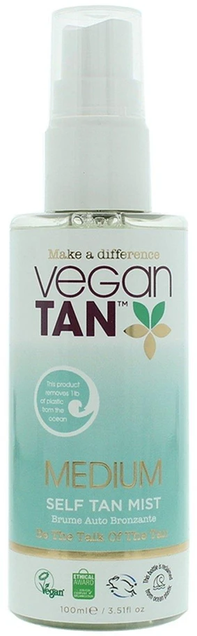 Nuxe Vegan Tan, Medium, įdegis, savaiminio įdegio purškalas, veidui ir kaklui, 100 ml, moterims