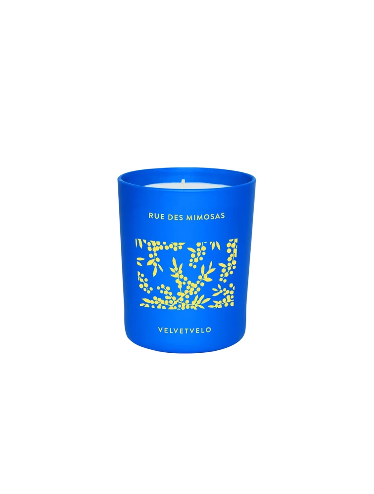 Velvetvelo Rue Des Mimosas Scented Candle, 185 g