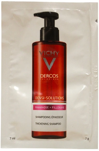 Vichy, Dercos, Plaukų šampūnas, Atgaivinimui, 7 ml *Mėginys