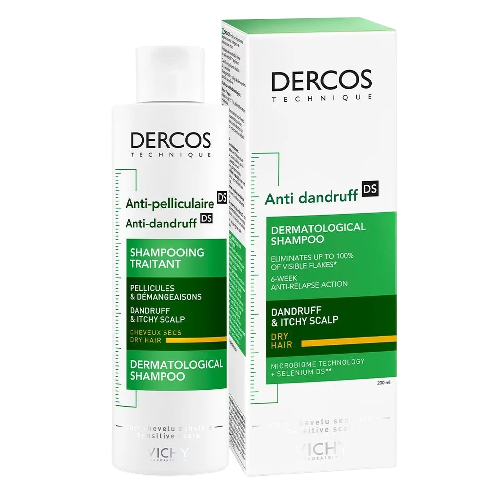"Vichy Dercos" šampūnas nuo pleiskanų Plaukų pleiskanojimas 200ml