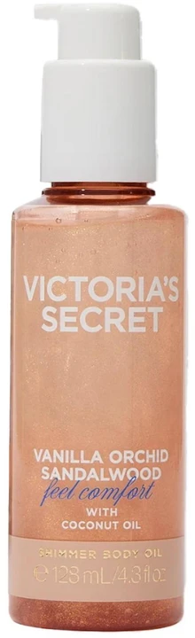 Victoria Secrets Victoria's Secret Vanilla & Sandalwood Shimmer Body Oil Day & Night, 128 ml