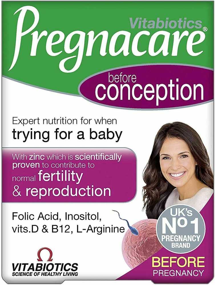 VITABIOTICS_Pregnacare prieš pastojimą maisto papildas moterims prieš pastojimą 30 tablečių