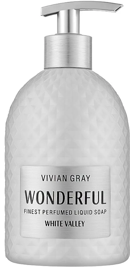 Vivian Gray Wonderful Baltas Valley Liquid Soap skystas rankų muilas, 500 ml