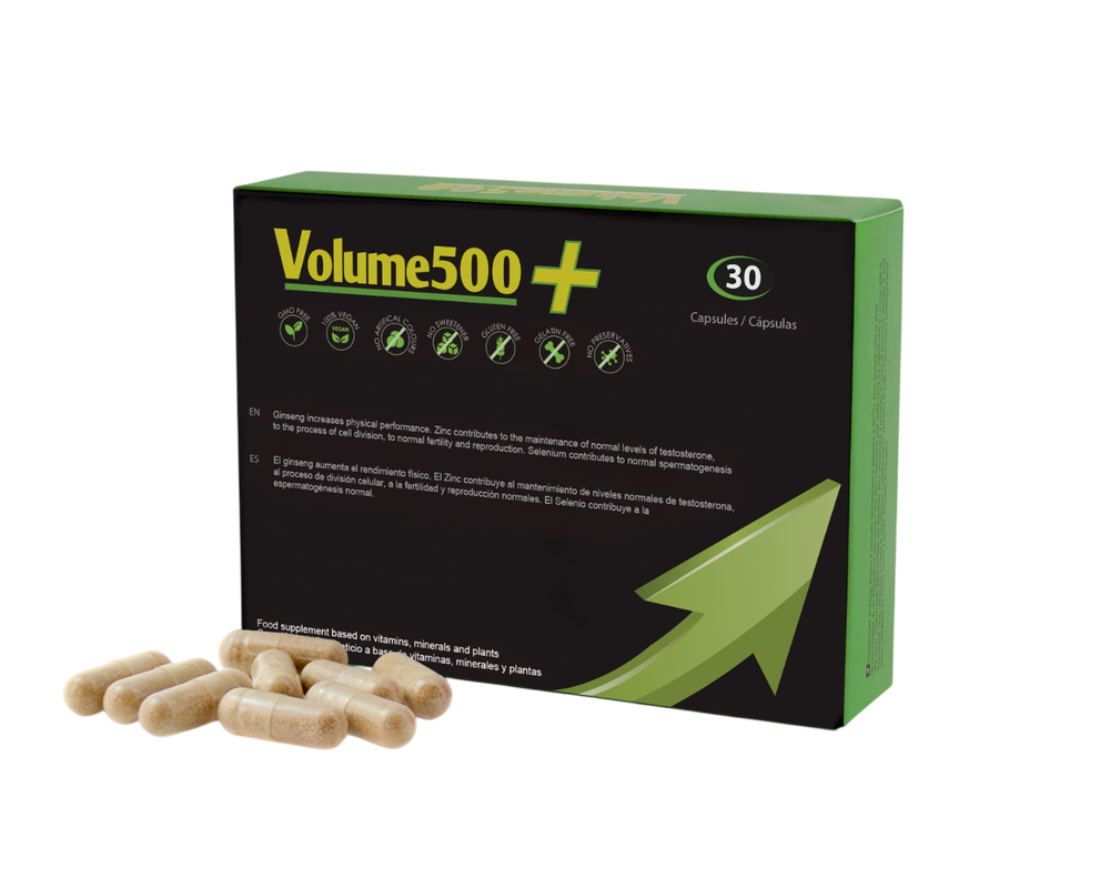 Volume500 500Cosmetics 500 COSMETICS - VOLUME 500 INCREASE THE QUANTITY AND QUALITY OF SPERM