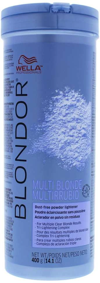Plaukų šviesinimo milteliai Wella Blondor Multi Skirtas šviesiems plaukams Lightening Powder 400g