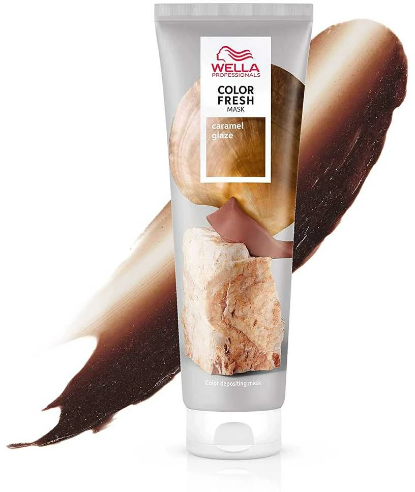 Kaukė suteikianti atspalvį plaukams Wella Color Fresh Mask 150 ml - Caramel Glaze