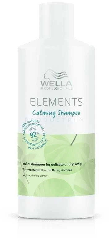 Raminamasis plaukų šampūnas Wella Professionals Elements Calming Šampūnas 500ml