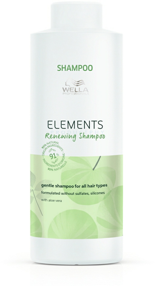 Atkuriamasis plaukų šampūnas Wella Elements Renewing Šampūnas 1000ml