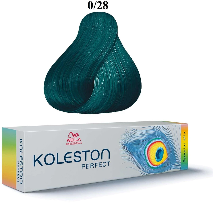 Wella Professionals Koleston Perfect Special Mix ilgalaikiai plaukų dažai 0/28 matinė spalva, 60 ml