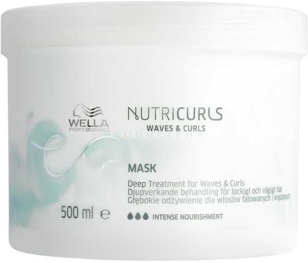 Wella Nutricurls Waves & Curls Mask Intensyviai maitinanti kaukė garbanotiems ir banguotiems plaukams 500ml