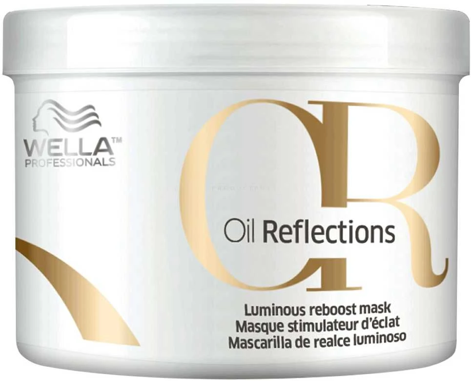 Švytėjimą sustiprinanti plaukų kaukė Wella Oil Reflections Luminous Reboost Mask 500 ml
