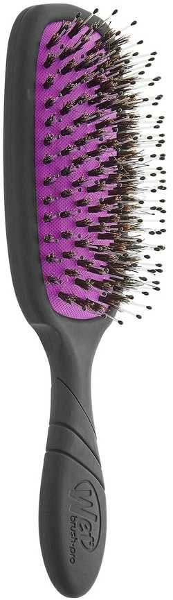 Wet Brush The Wet The Wet Professional Pro Shine Enhancer Juodas Plaukų šepetys