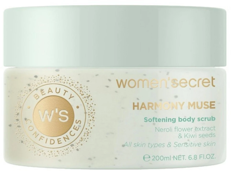„Women'Secret Harmony Muse“ šveičiamasis kūno šveitiklis, 200 ml