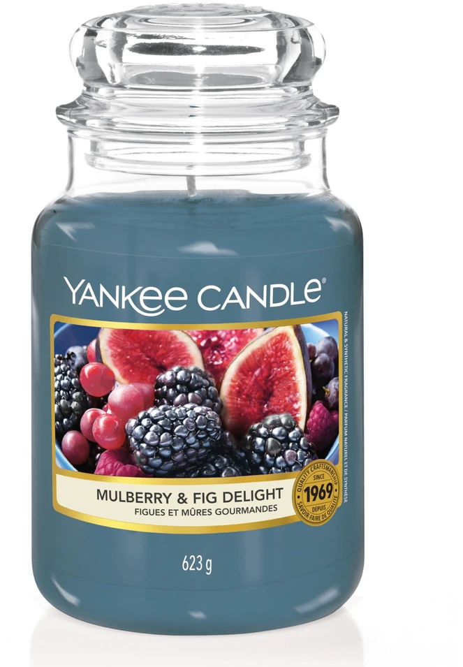 Yankee Candle Aromatinė žvakė "Classic Large Mulberry - Fig Delight" 623 g