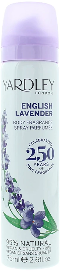 Yardley English Lavender Dezodorantas Purškiklis For Women, 75 ml