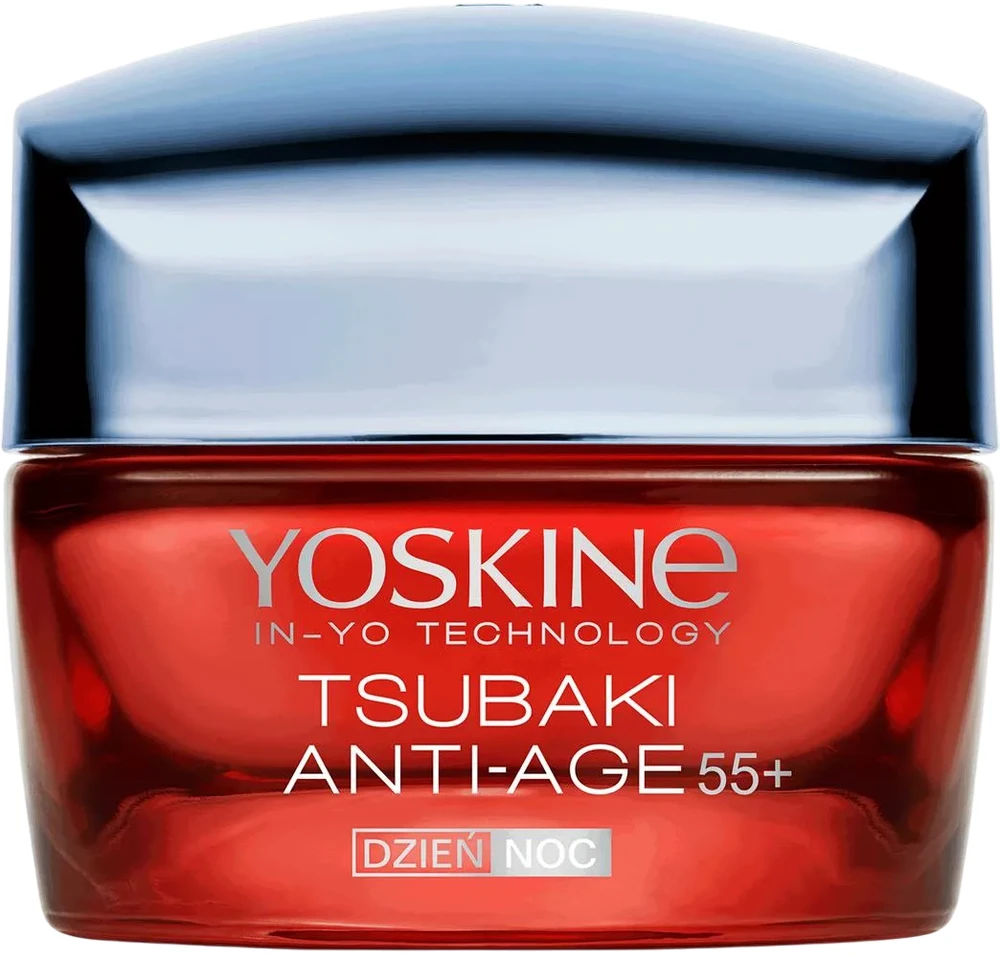 Yoskine Tsubaki 55+ Anti-Aging Day & Night Kreminis Face veido kremas, 50 ml
