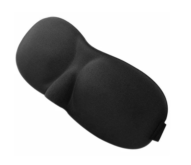 3D miego kaukė, unisex, juoda