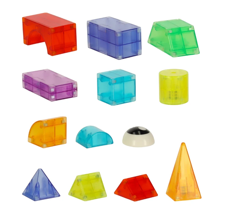 3D šviečiančios magnetinės kaladėlės, 134 d.