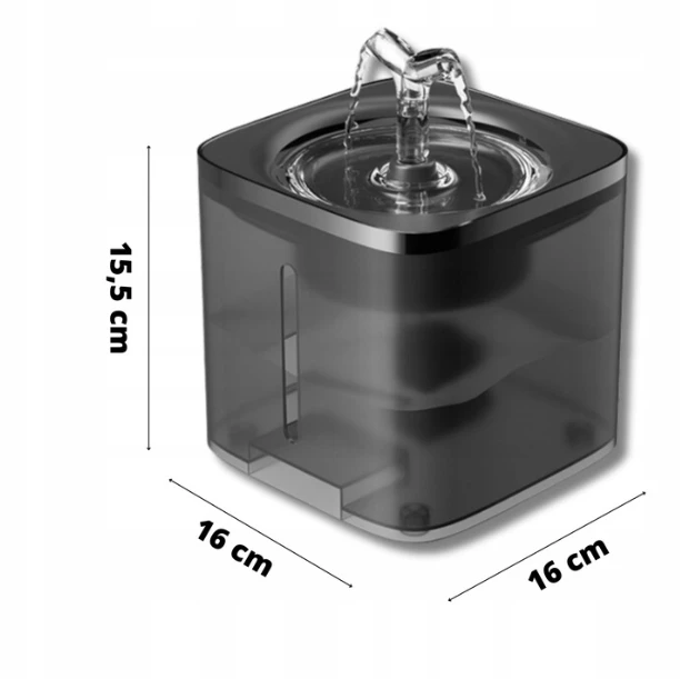 Automatinė vandens gertuvė - fontanas katėms ir šunims, 2l