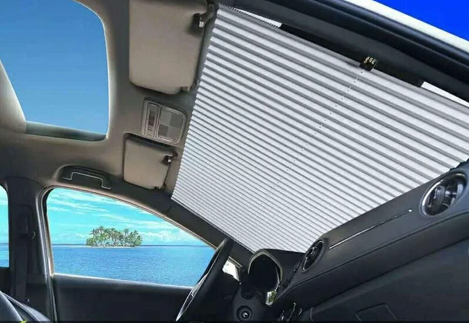 Automobilio lango apsauga nuo saulės