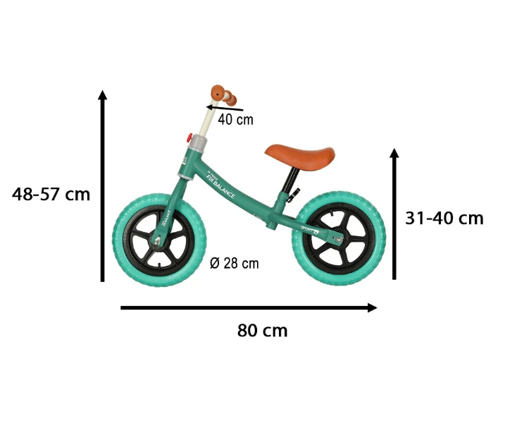Balansinis dviratukas Trike Fix, žalias
