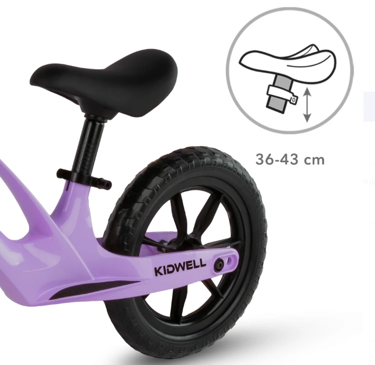 Balansinis paspiriamas dviratis Vito, violetinis