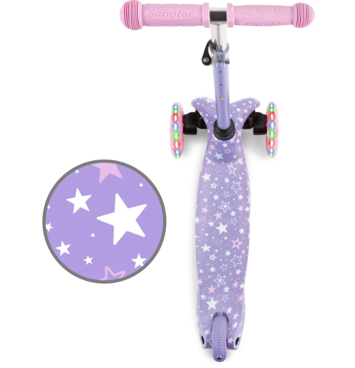 Balansinis paspirtukas Uno Stars, violetinis