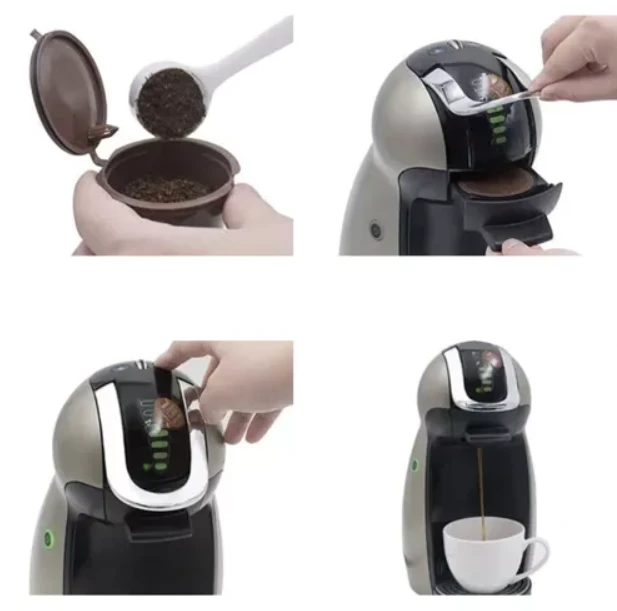 Nescafe Dolce Gusto Daugkartinio naudojimo kavos kapsulės, Dolce Gusto kavos aparatams 6 vnt.
