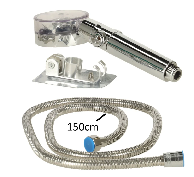 Dušo galvutė Turbo su filtru ir dušo žarna