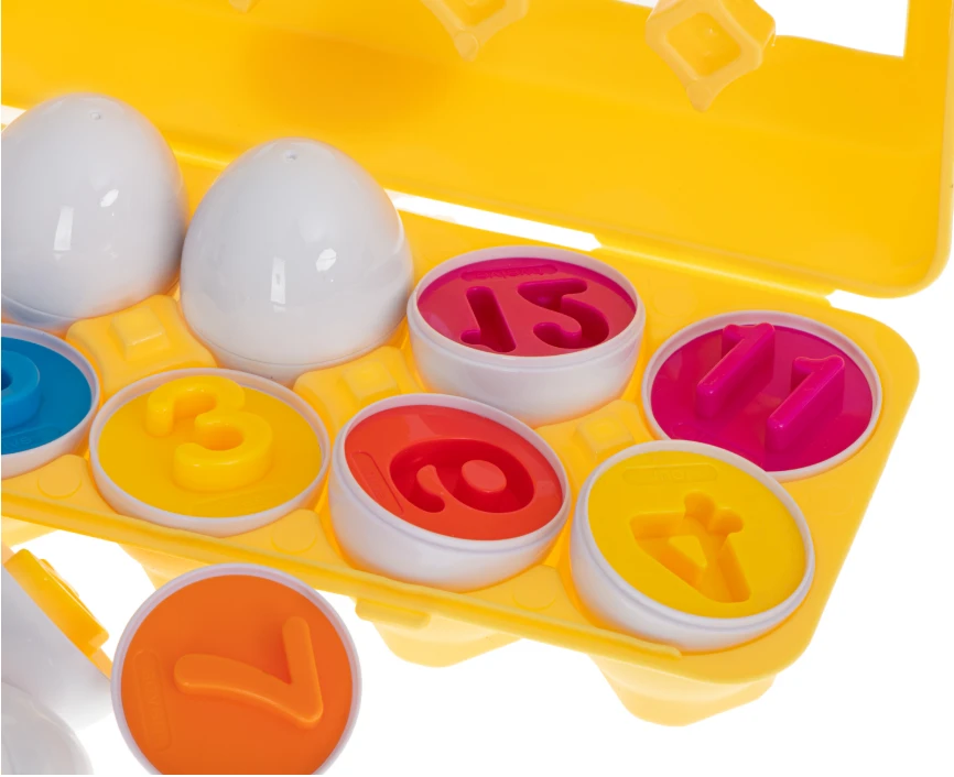 Edukacinis žaislas Kiaušinių dėlionė, KX5964, 12d.