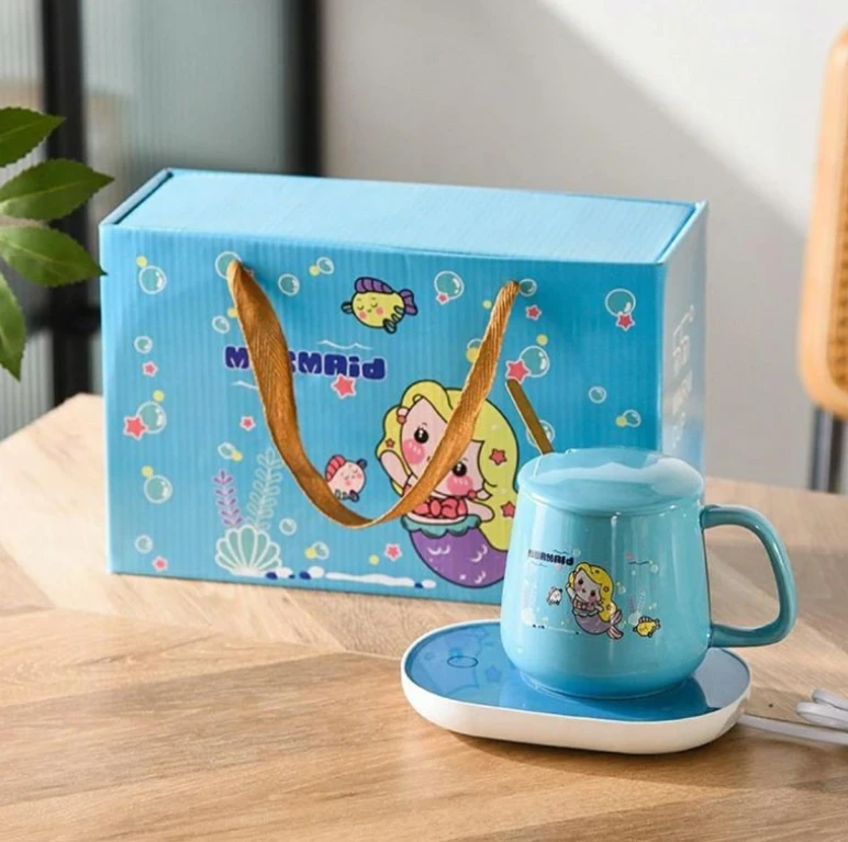 Elektrinis puodelio šildytuvas su puodeliu Mermaid