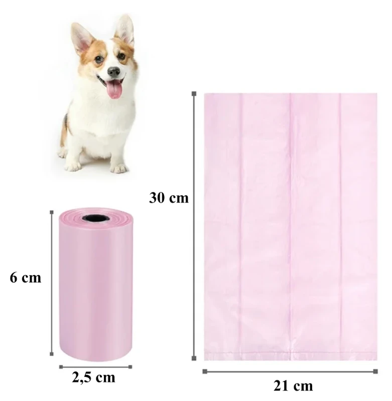 Higieniniai maišeliai šunų išmatoms