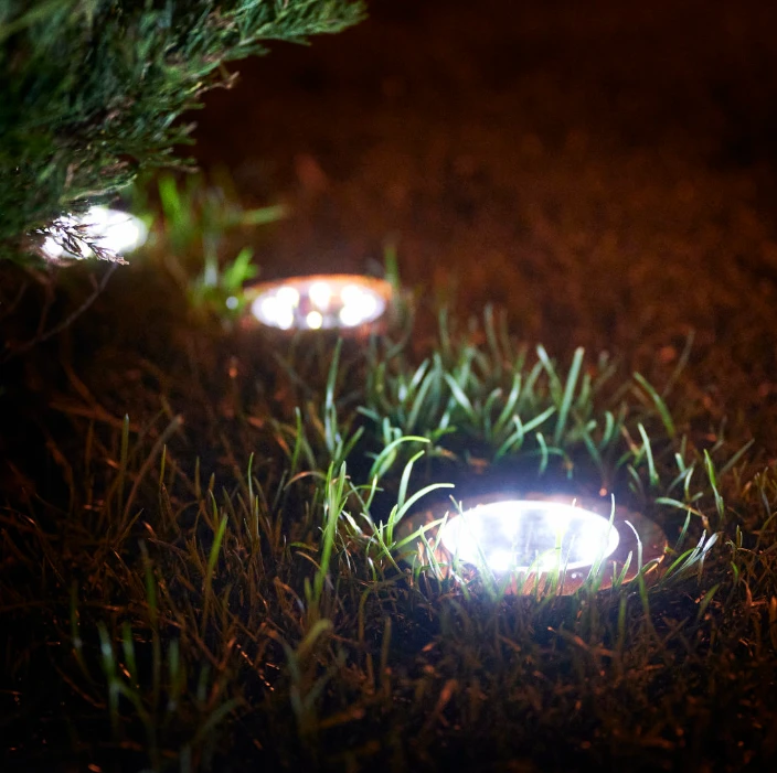 Įsmeigiami LED lauko šviestuvai, 8 vnt.