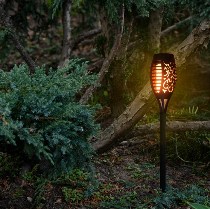 Įsmeigiami LED lauko žibintai, 4 vnt.