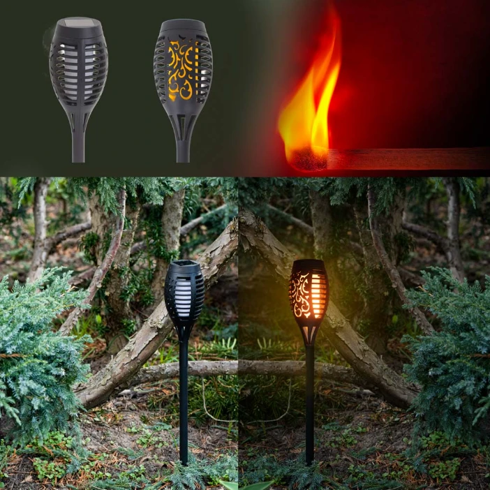 Įsmeigiami LED lauko žibintai, 4 vnt.