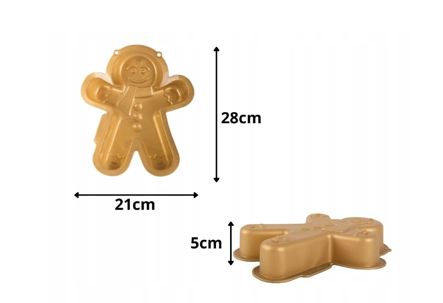 Kalėdinė silikoninė kepimo forma