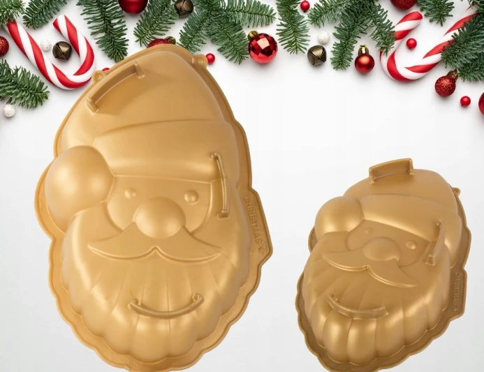 Kalėdinė silikoninė kepimo forma Santa