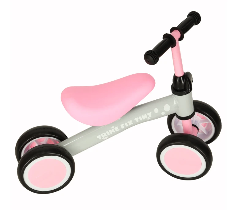 Keturratis balansinis dviratukas Trike Fix, rožinis