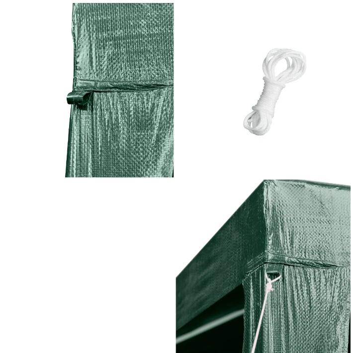 Lauko pavėsinė 2,5x2,5 m, žalia
