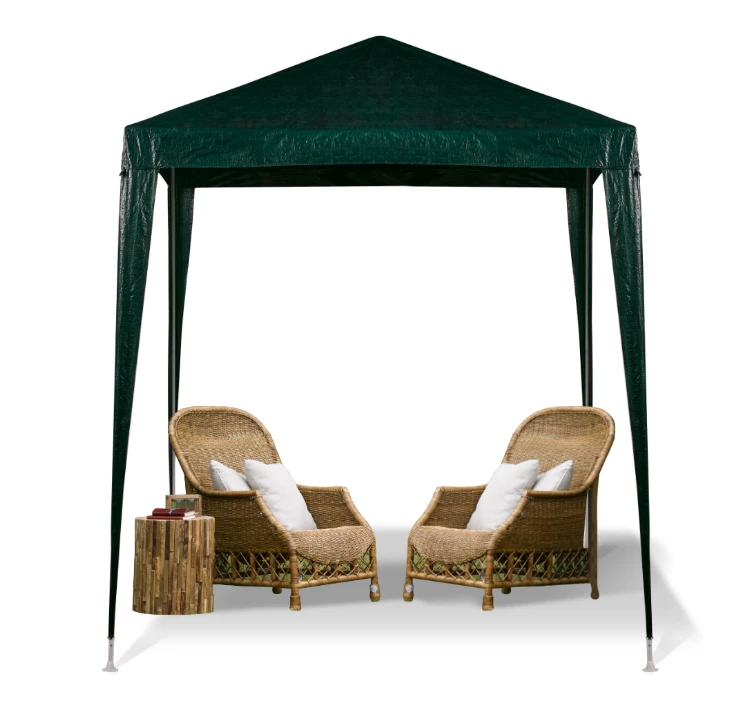 Lauko pavėsinė 2x2 m, žalia