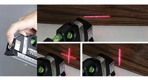 Lazerinis nivelyras, 3in1 su matavimo metru 250cm