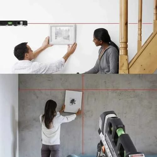 Lazerinis nivelyras, 3in1 su matavimo metru 250cm