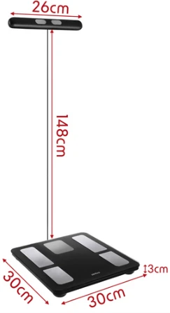 LCD vonios svarstyklės