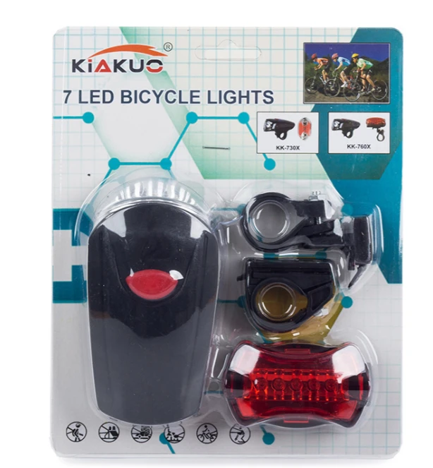 LED dviračio žibintų rinkinys