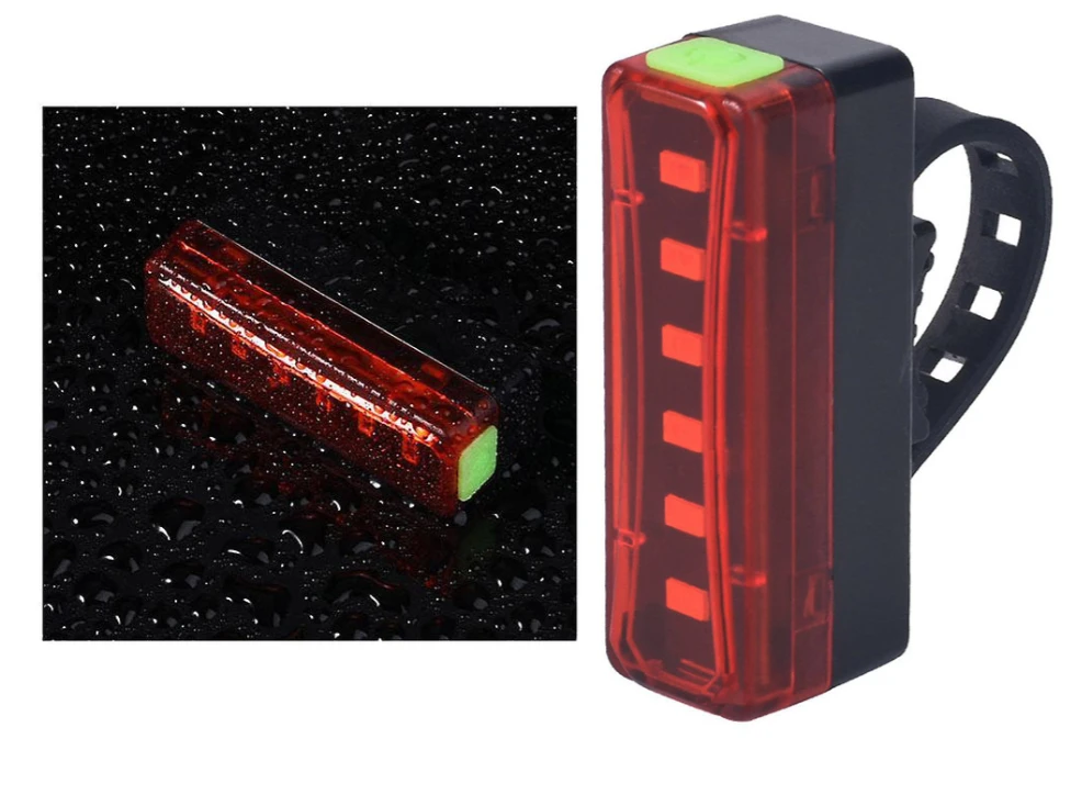 LED įkraunamas galinis dviračio žibintas