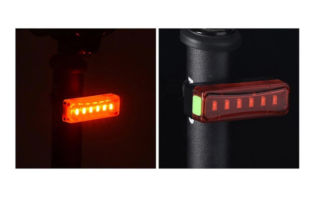 LED įkraunamas galinis dviračio žibintas