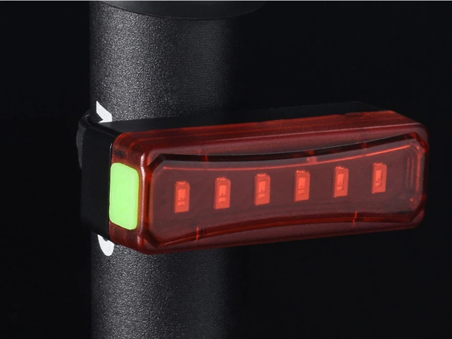 LED įkraunamas galinis dviračio žibintas