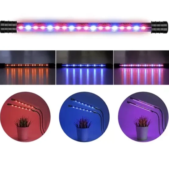 LED lempa augalų augimui, 2 vnt.