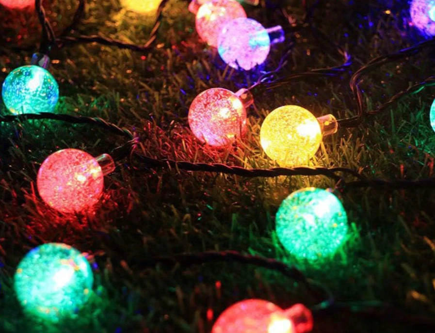 LED lempučių girlianda sodui