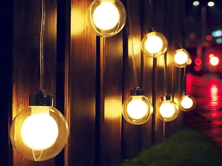 LED lempučių girlianda sodui, 3,8m
